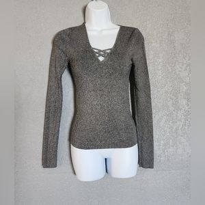 Express Sweater Grey Size Small